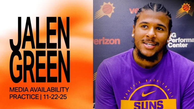 Jalen Green Practice Media Availability Phoenix Suns 11-22-25
