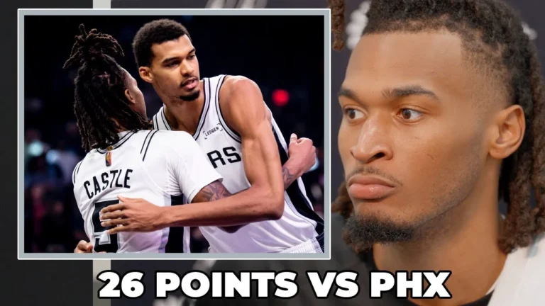 Stephon Castle On His Confidence and Performance in Game Against Suns