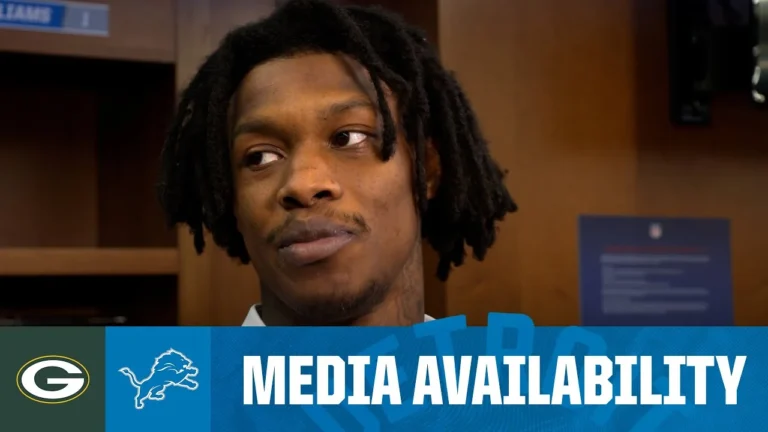 Detroit Lions players meet with the media 2025 NFL Regular Season Week 13: Lions vs Packers