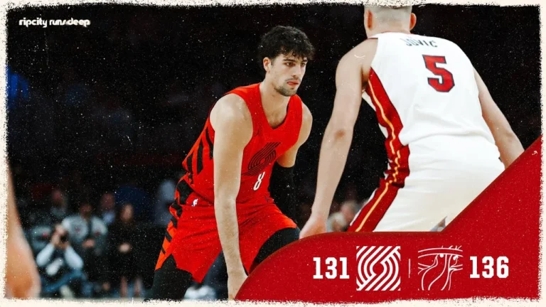 Deni Avdija Puts Up 33 Points, 11 Rebounds, and 8 Assists against the Miami Heat Nov 8th, 2025