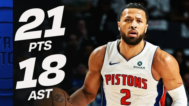 Cade Cunningham Was DIMING With 18 AST vs Mavericks November 1, 2025