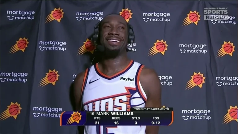 Mark Williams Postgame Interview with Tom Chambers and Tom Leander Phoenix Suns