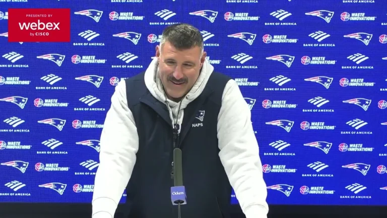 Mike Vrabel on Facing the Giants: I Think We’ll Have to be Ready for Anything. Press Conference