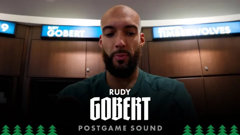 Jaylen Is A Dawg. Rudy Gobert Postgame Sound 11.19.25