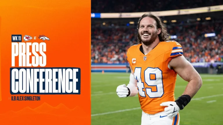 ILB Alex Singleton discusses successful surgery after testicular cancer diagnosis