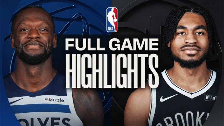 TIMBERWOLVES at NETS FULL GAME HIGHLIGHTS November 3, 2025