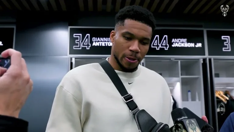 Giannis Antetokounmpo Postgame Media Availability 11.09.25
