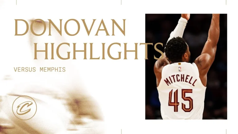 Cavs vs Grizzlies Donovan Mitchell Highlights 11.15.2025