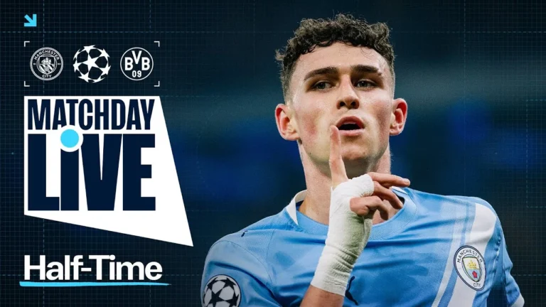 FODEN & HAALAND LIGHT UP THE ETIHAD CITY 2-0 DORTMUND MATCHDAY LIVE! UEFA Champions League