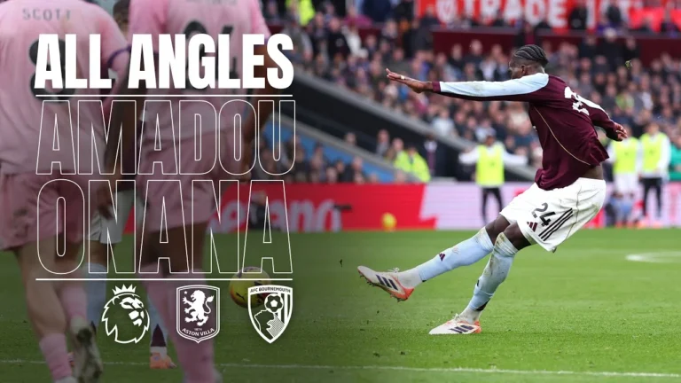 ALL ANGLES Amadou Onana vs AFC Bournemouth