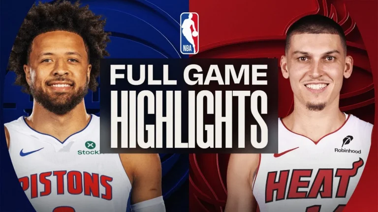 PISTONS at HEAT FULL GAME HIGHLIGHTS November 29, 2025