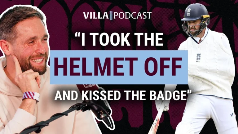 I took the helmet off and kissed the badge Chris Woakes Aston Villa Podcast