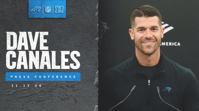 Dave Canales follows up Week 11 win in Atlanta after film review Carolina Panthers
