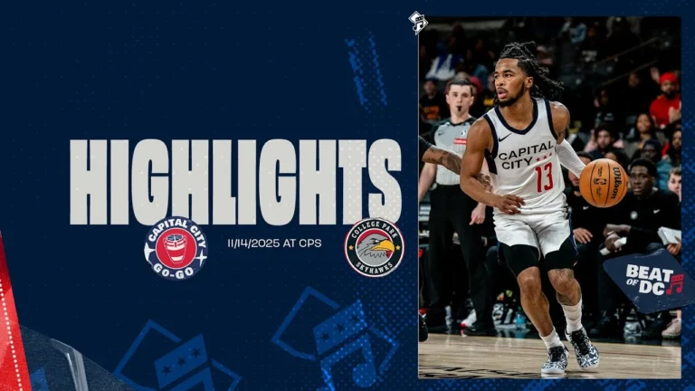 Highlights: Capital City Go-Go at College Park Skyhawks 11.14.25
