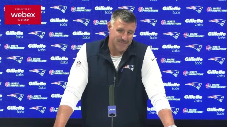 Mike Vrabel on the Team’s Performance: I Think it Always Can Be Better Patriots Press Conference