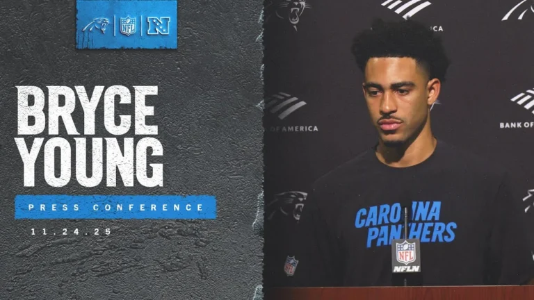 Bryce Young on Panthers’ Week 12 meeting with the San Francisco 49ers Carolina Panthers