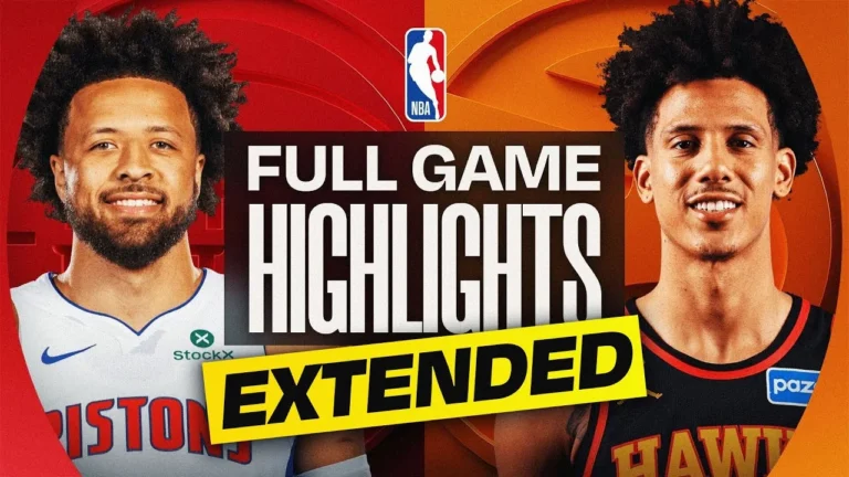 EXTENDED: PISTONS at HAWKS FULL GAME HIGHLIGHTS November 18, 2025