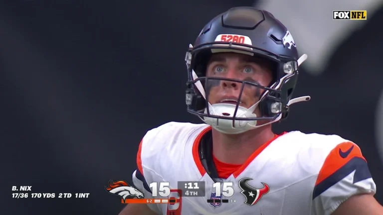 Down to the Wire! Broncos’ final drive vs. Texans Week 9