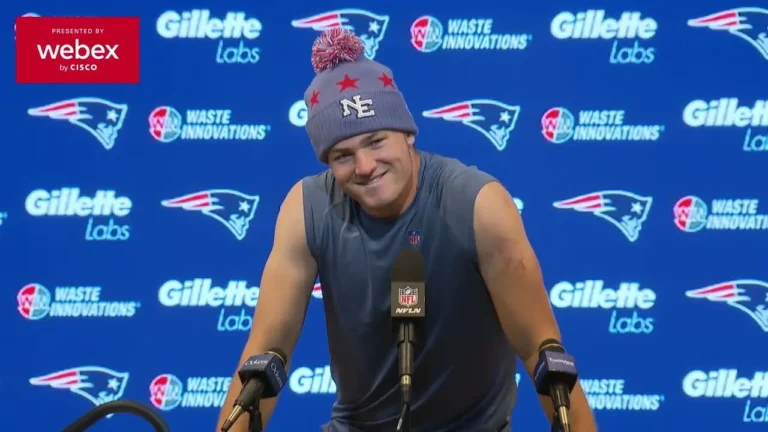 Drake Maye: We’ve Got Good Players and Good Coaches. Patriots Press Conference