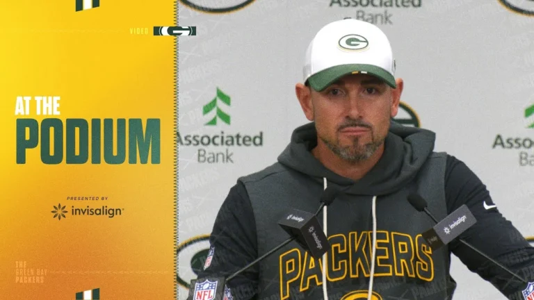 Matt LaFleur on injury report and needing to ‘adjust and adapt’ to the situation