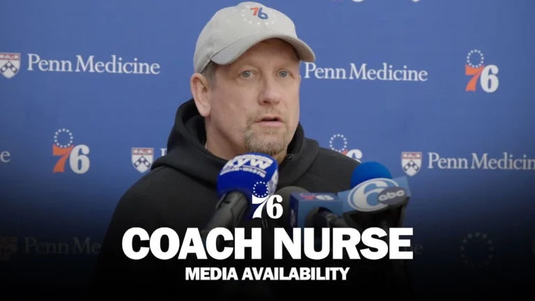 Philadelphia 76ers Practice Media Availability Coach Nurse 11.24.25