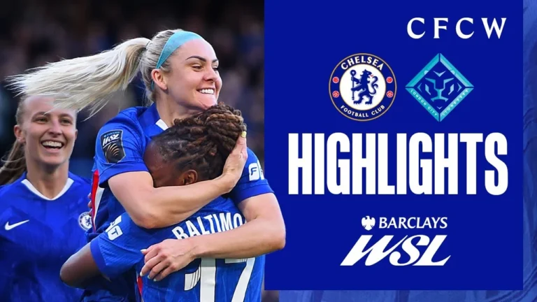 Chelsea Women 2-0 London City Lionesses HIGHLIGHTS WSL 2025 26