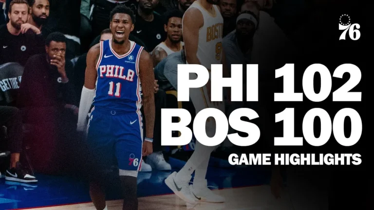 Game Highlights: Sixers Bounce Boston in Final Seconds