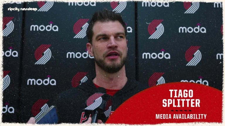 Tiago Splitter Practice Media Availability November 29th, 2025