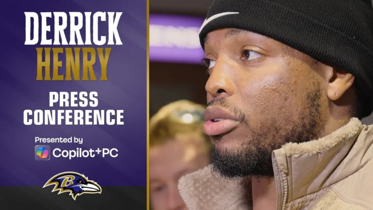 Derrick Henry Talks Cleveland’s ‘Disruptive Front’ Baltimore Ravens
