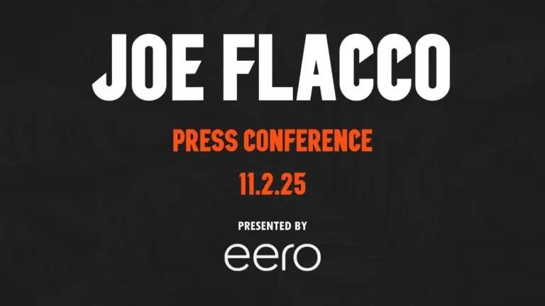 Joe Flacco Press Conference – November 2