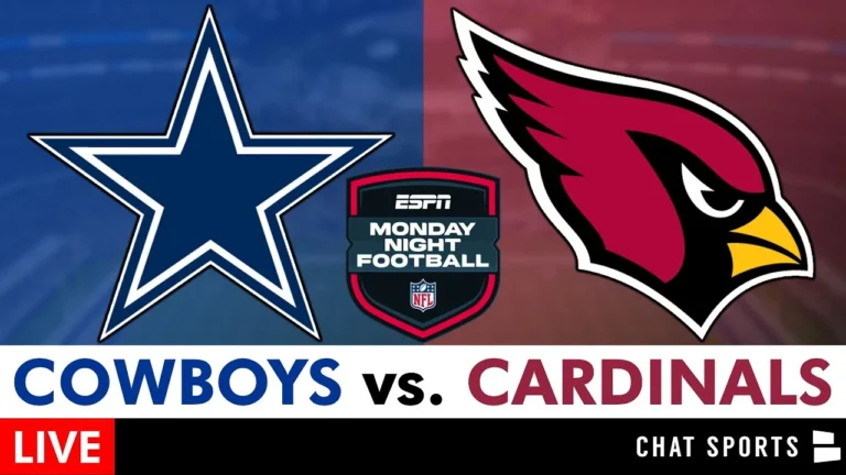 Cowboys vs. Cardinals Live Streaming Scoreboard, Play-By-Play & Highlights NFL Week 9 MNF On ESPN