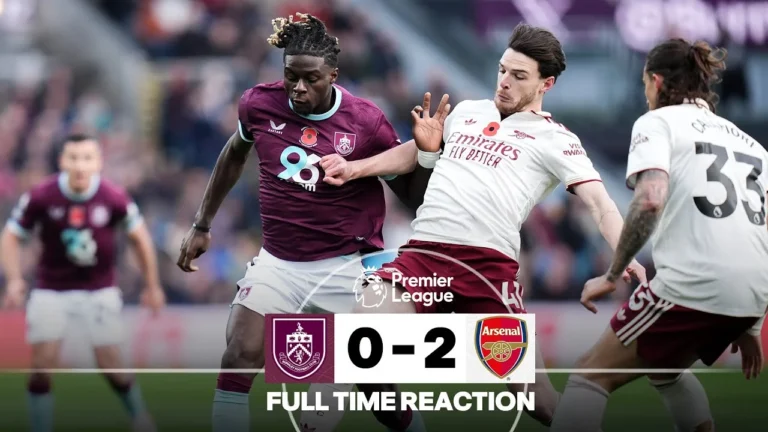 Arsenal Take Home The Points With Gyökeres & Rice Goals FULL TIME REACTION Burnley 0-2 Arsenal