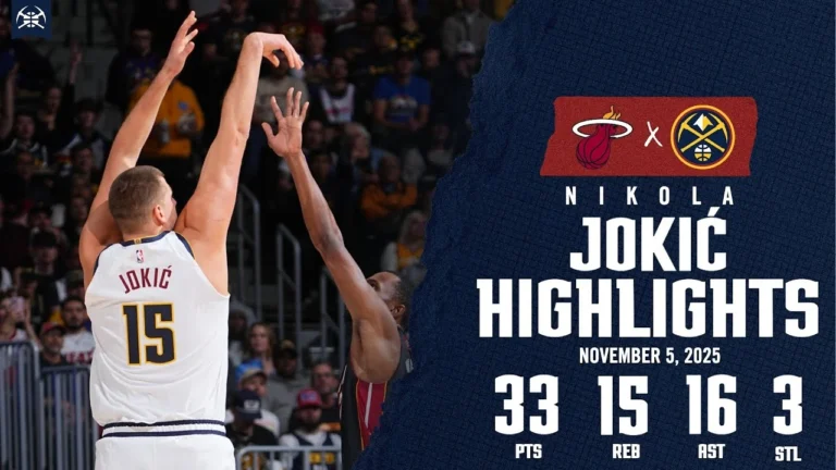 Nikola Jokić FIFTH Triple-Double Game Highlights vs. MIA