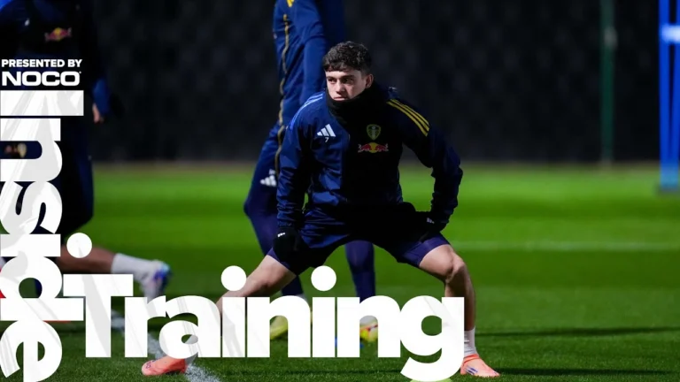 Goalkeeping drills and rondos ahead of Man City Inside Training