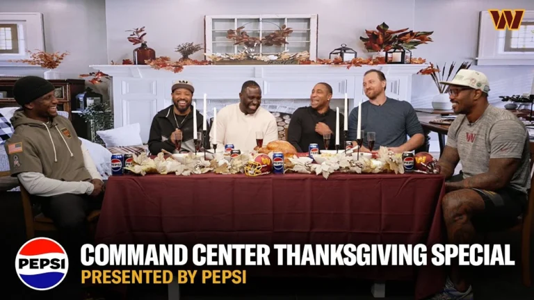 Feasting on Football! Happy Thanksgiving from Command Center Washington Commanders NFL