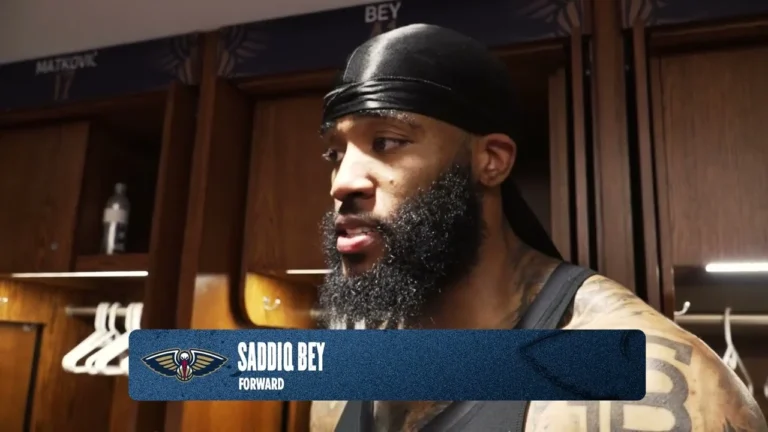 Saddiq Bey Interview Pelicans-Hawks Postgame 11 22 25