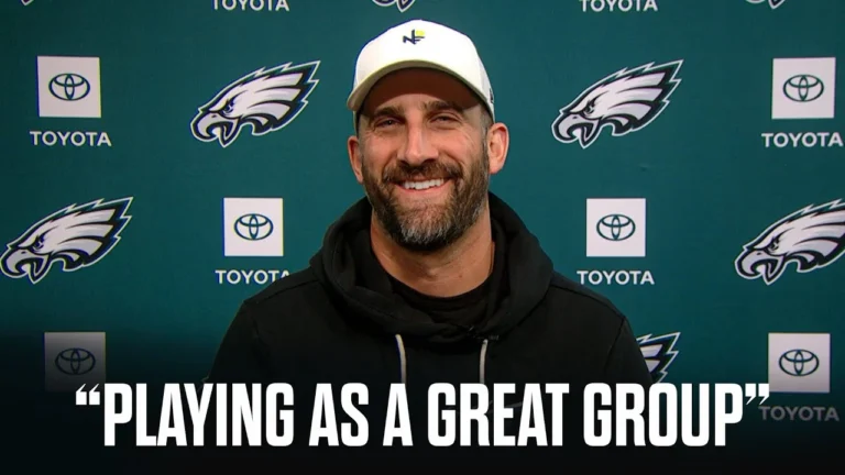 Nick Sirianni Reflecting on Win Versus Detroit Lions