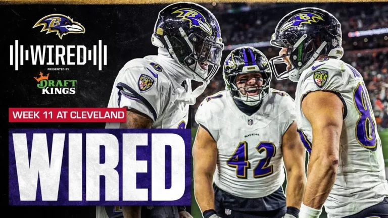 Mark Andrews Sets Record, Pat Ricard Mic’d Up in Cleveland Baltimore Ravens Wired