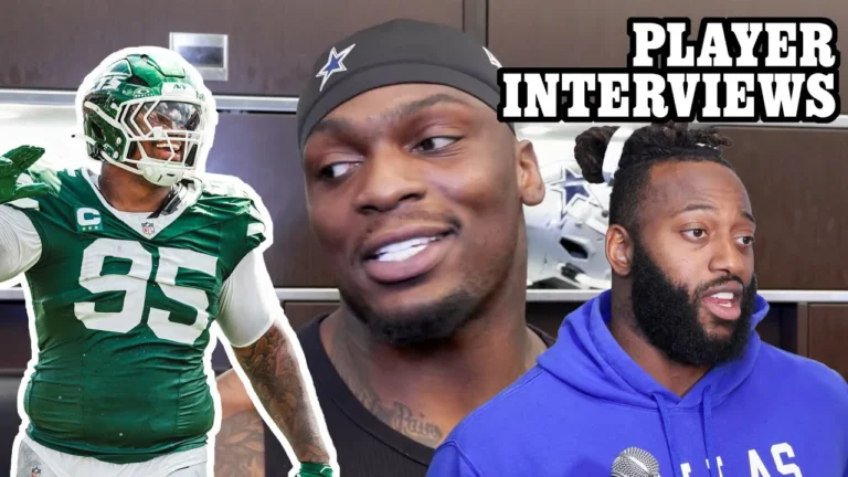 Cowboys Players React to Quinnen Williams Trade Player Interviews