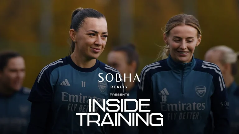 BUILDING UP TO BAYERN MUNICH INSIDE TRAINING The Gunners prep for key UWCL clash