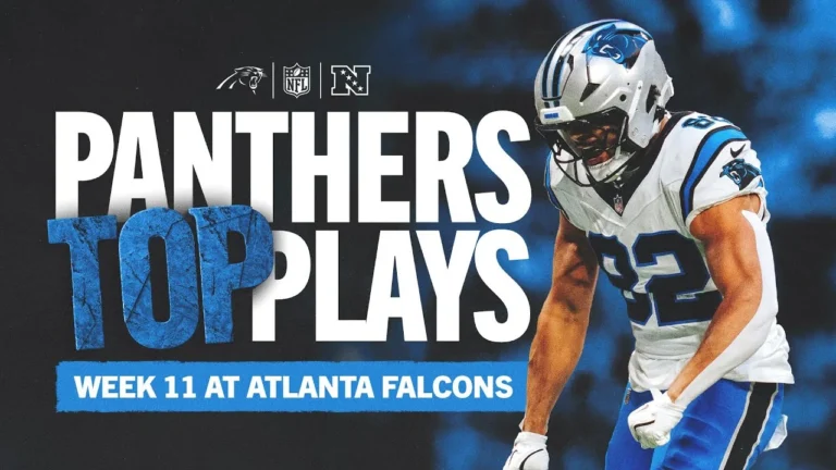 Panthers’ Top Plays vs. Falcons Week 11 Carolina Panthers