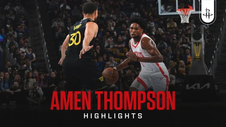 Amen Thompson (10 points) Highlights vs. Golden State Warriors