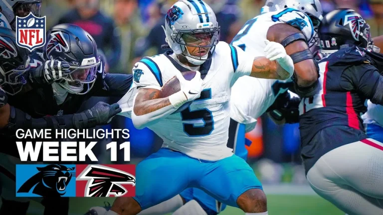Carolina Panthers vs Atlanta Falcons Game Highlights 2025 NFL Season Week 11