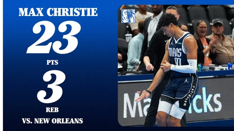 Max Christie (23 PTS 3 REB) vs. New Orleans Pelicans November 21, 2025