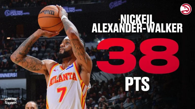 Nickeil Alexander-Walker sets new CAREER HIGH with 38 Points, 8 Threes for Hawks vs. Spurs