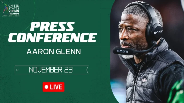 Aaron Glenn Press Conference (11 23) New York Jets
