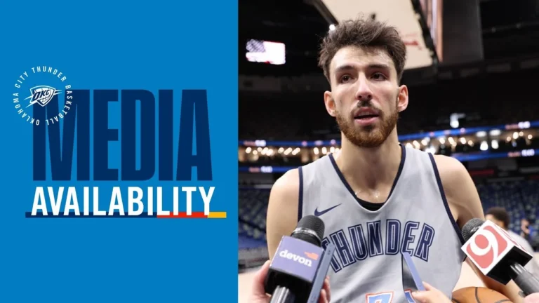 Shootaround Media One on One with Brooks Barnhizer November 17, 2025 OKC Thunder