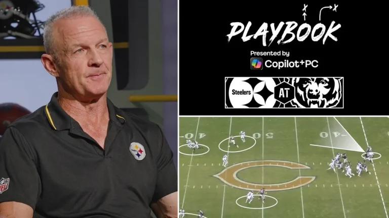 Containing Caleb Williams Playbook with Merril Hoge Pittsburgh Steelers