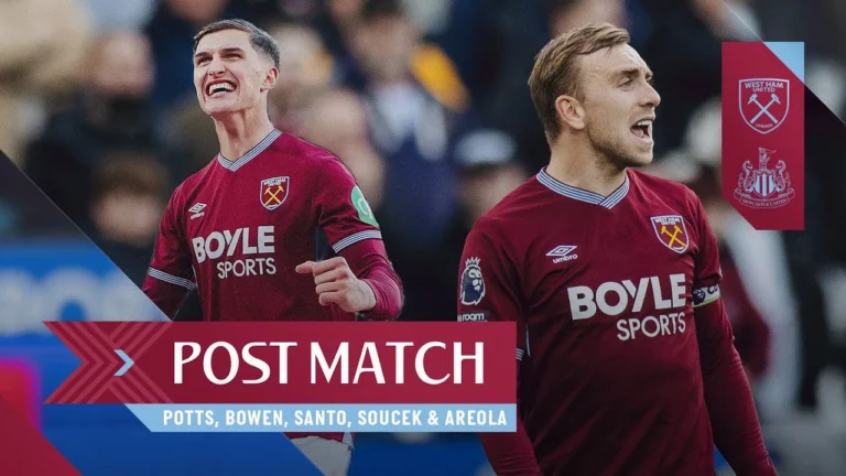 It Means So Much Potts, Bowen, Nuno & More Post Match Reactions West Ham 3-1 Newcastle