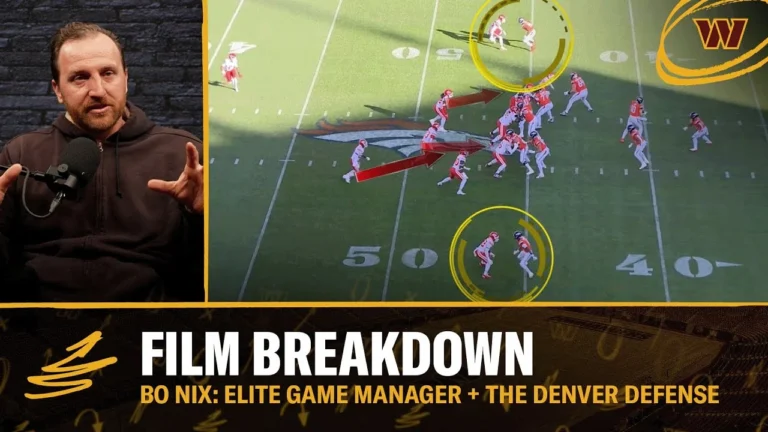 How Sean Payton Elevates Bo Nix The REAL Denver D Film Breakdown Washington Commanders NFL